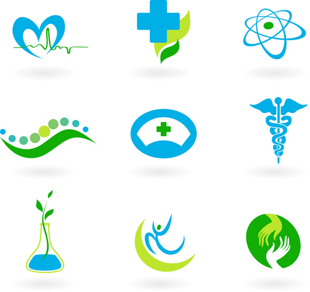 Collection of medical icons - Vector, Image