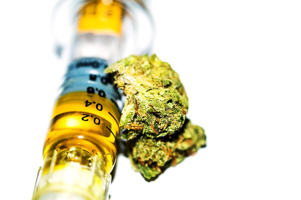 Marijuana Cannabis Oil for Vaping THC; Vape  - Photo, Image