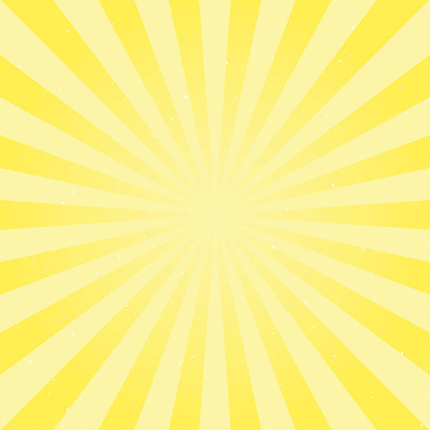 Sunlight abstract background. Powder yellow color burst background. - Vector, Image