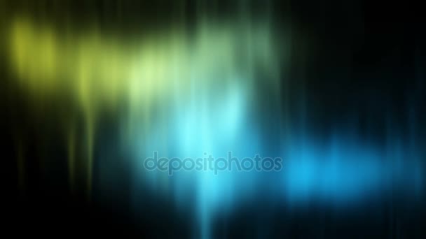 Аура blured барвисті ліхтарі на чорному - Кадри, відео