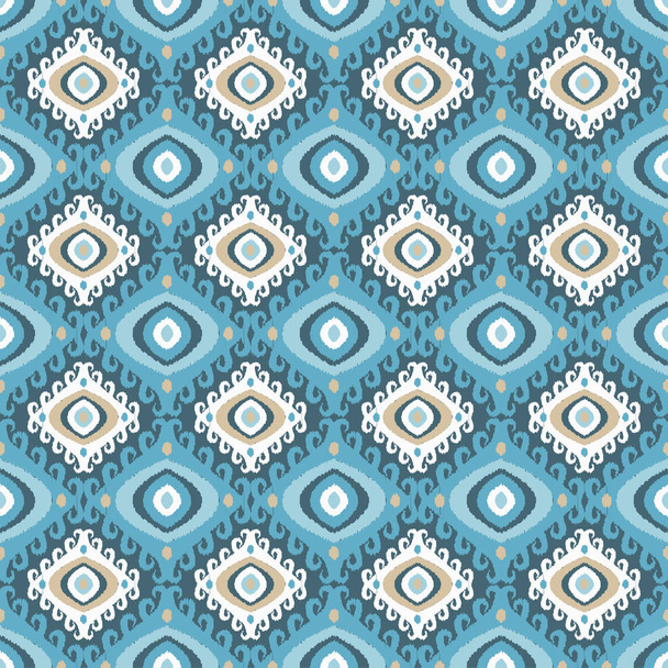 Ethnic boho seamless pattern. Scribble texture. Folk motif. Textile rapport. - Vektor, obrázek