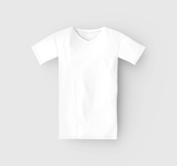 V neck T shirt mockup - Zdjęcie, obraz