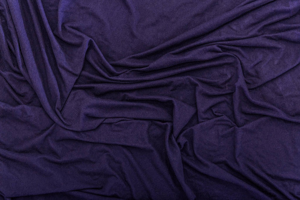 Wrinkled Purple  Cloth Texture Background - Fotografie, Obrázek