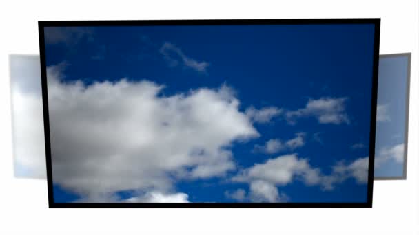 Cumulonimbus en cielo azul con viento Time-Lapse
 - Imágenes, Vídeo