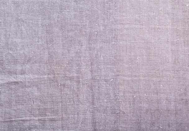 texture of old gray linen fabric - Photo, Image