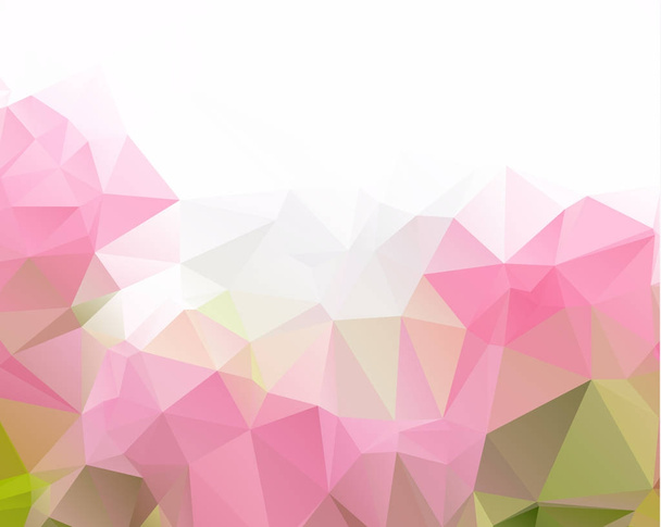 Vícebarevná fialové, růžové polygonální ilustrace, které se skládají z - Vektor, obrázek