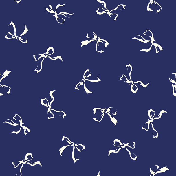 Pattern of the ribbon,I made an illustration of the ribbon a seamless pattern, - ベクター画像