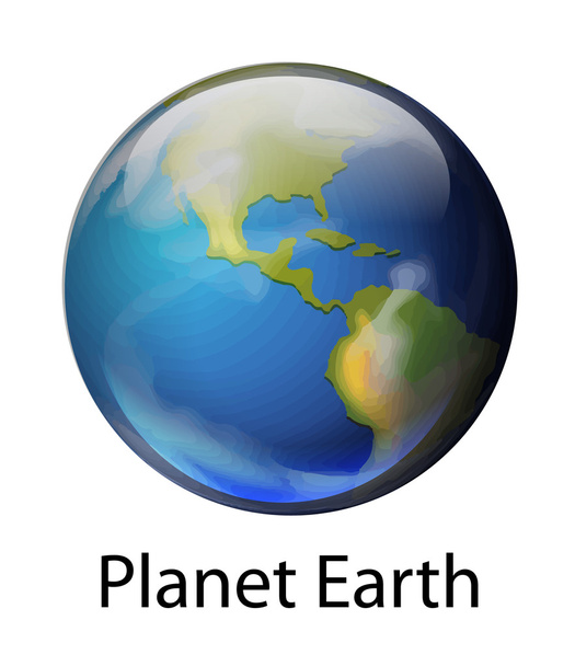 Planeta Tierra
 - Vector, imagen