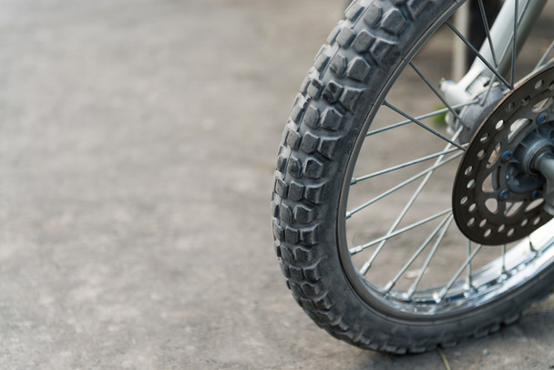 Off-road motorcycle tires. - Foto, immagini