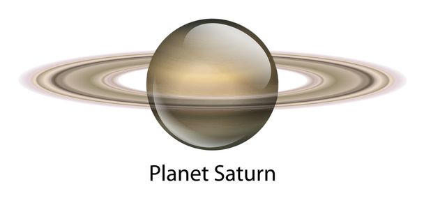 Planet Saturn - Vector, Image