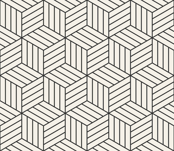 Vektor nahtlose Linien Muster. moderne stilvolle Dreiecksformen Textur. Wiederholung geometrischer Kacheln aus gestreiftem Element - Vektor, Bild