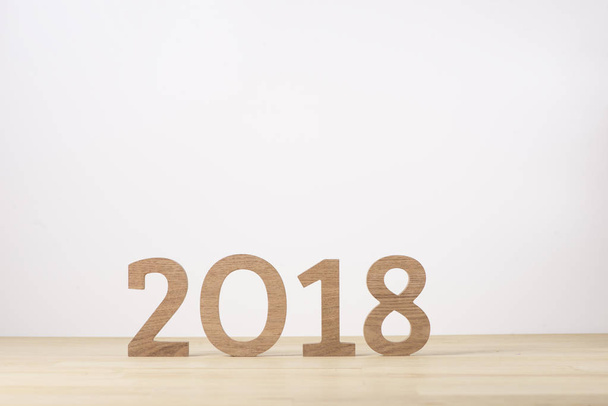 Šťastný nový rok. Povzdech symbol od čísla 2018 - Fotografie, Obrázek