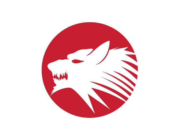 Logotipo Lobo y símbolos iconos Plantilla aplicación
 - Vector, Imagen