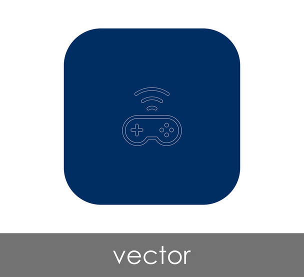 joystick flat icon - Διάνυσμα, εικόνα