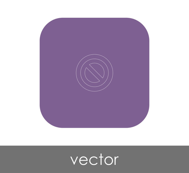 vector illustration design of forbidden sign icon - Vektor, kép