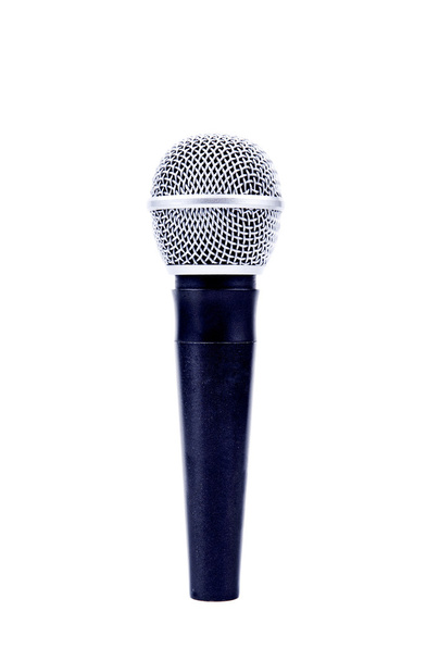 микрофон на белом
 - Фото, изображение