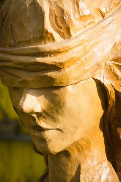 Statue en bois de l'idole
. - Photo, image