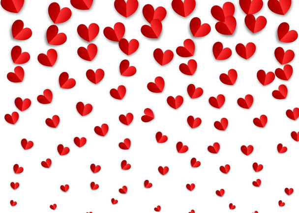 Sevgililer günü kartı origami kalp - Fotoğraf, Görsel