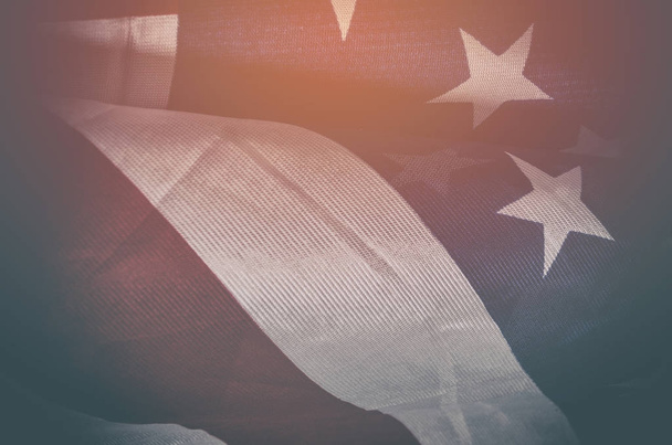 USA flag background, patriotic concept. - Photo, Image