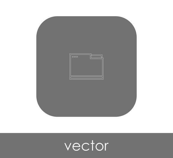 vector illustration design of folder icon - Vektor, kép