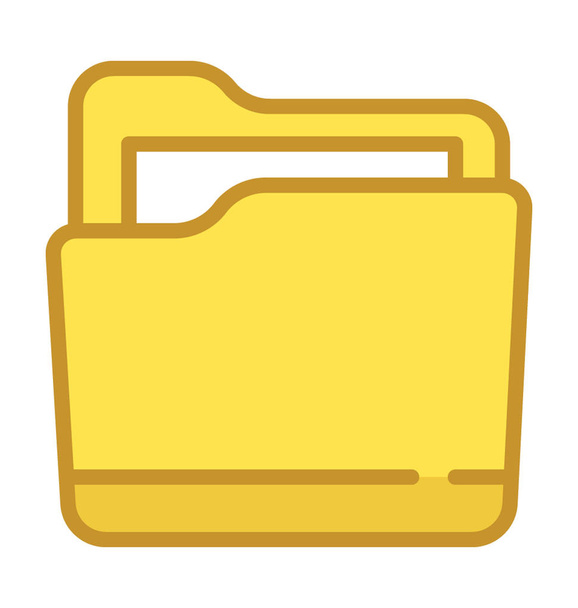  Folder Vector Icon  - Vector, imagen
