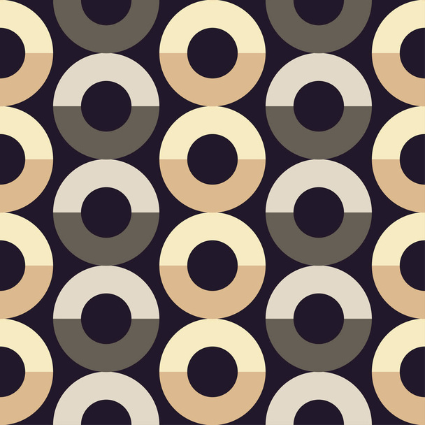 Seamless geometric pattern. The texture of the circles. Textile rapport. - Vektor, Bild