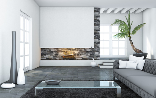 Big Modern Living Room - Photo, Image