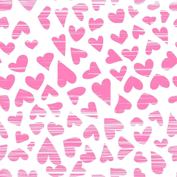 a pattern of hearts. background for Valentine's da - Wektor, obraz