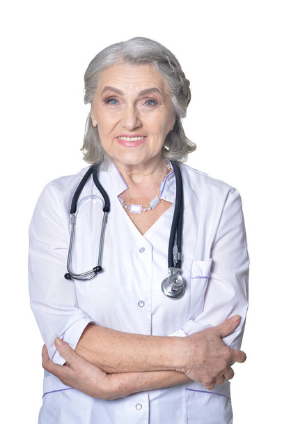 senior female doctor - Fotó, kép