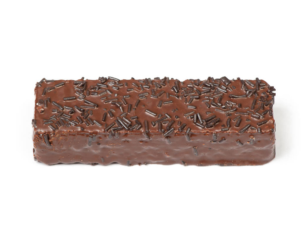 Wafel taart in chocolade glazuur - Foto, afbeelding