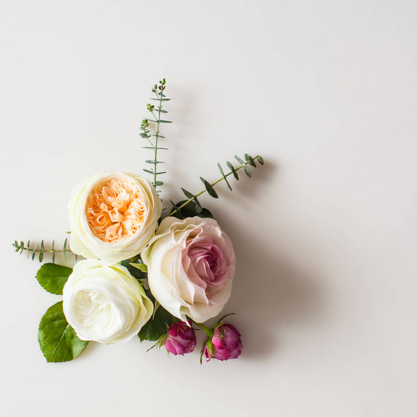 Floral wedding frame - Zdjęcie, obraz