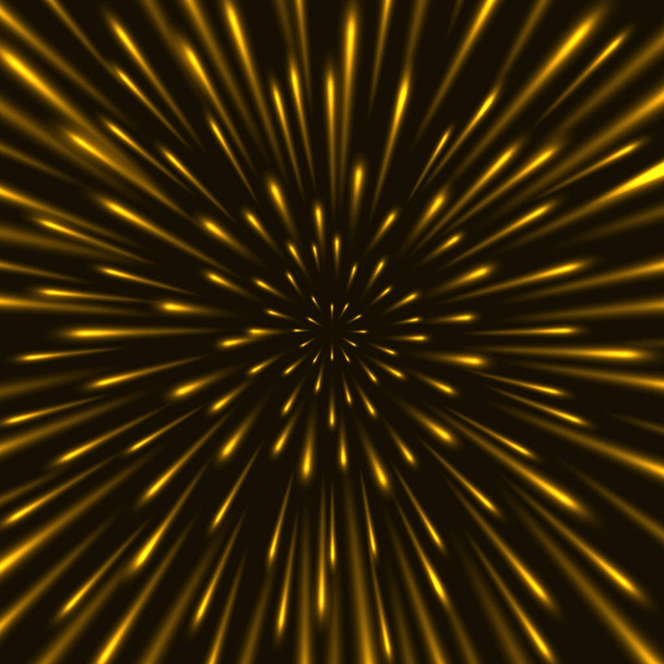 Through the stars at warp speed background - Vecteur, image