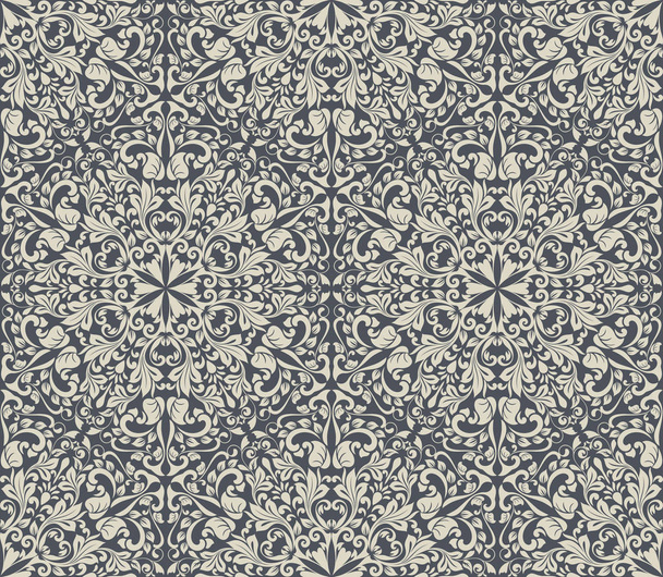 Vintage floral wallpaper pattern - Vector, Image