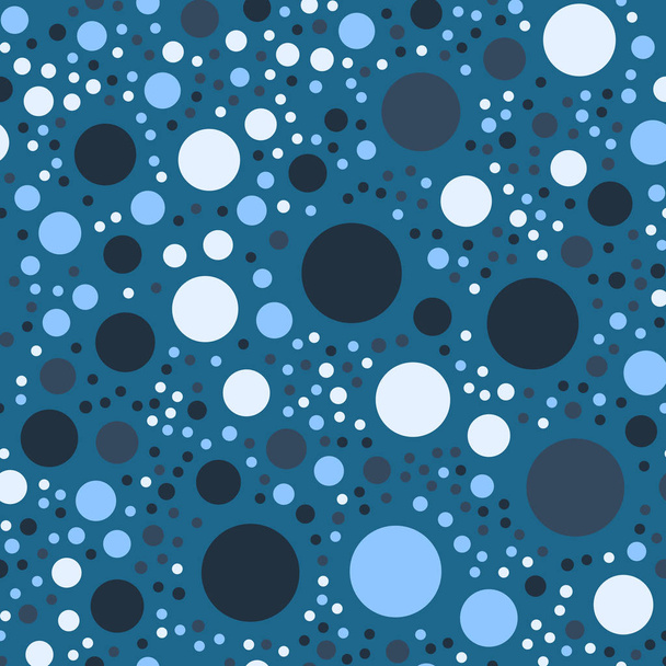 Colorful polka dots seamless pattern on bright 15 background Splendid classic colorful polka dots - Wektor, obraz