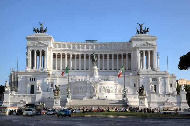 The Monumento Nazionale a Vittorio Emanuele II. Roma (Rome), Italy - Photo, Image