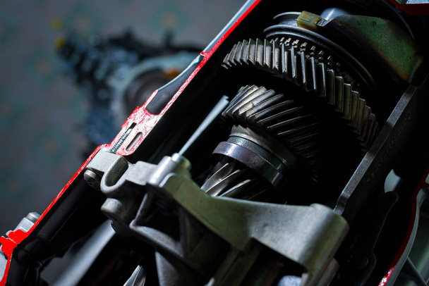 Large gears in the gearbox - Foto, imagen