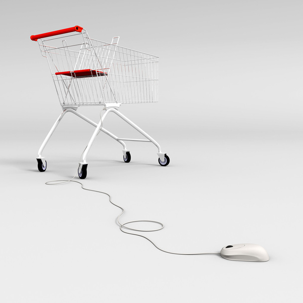 myš ovládat nákupní košík - Fotografie, Obrázek