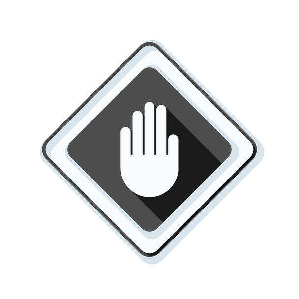 hand blok advertenties ondertekenen, vector illustratie - Vector, afbeelding