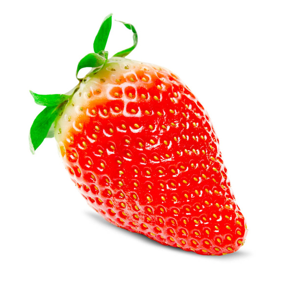 φράουλα απομονωμένη σε λευκό - Φωτογραφία, εικόνα