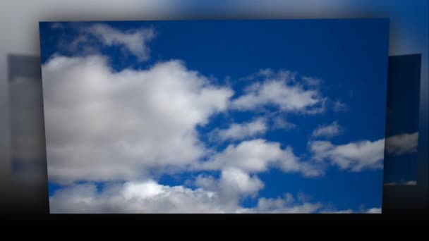 Cumulonimbus στο μπλε του ουρανού με τον άνεμο Time-Lapse - Πλάνα, βίντεο