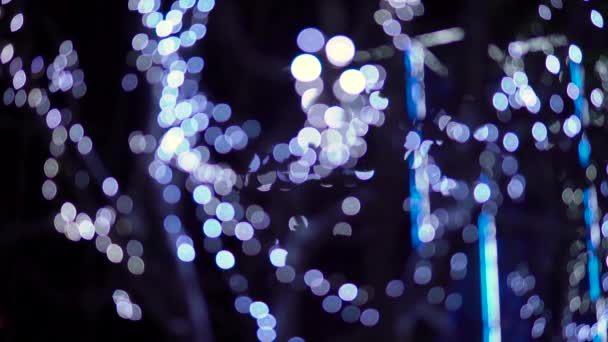 Abstract Bokeh blurred color light can use background - Footage, Video