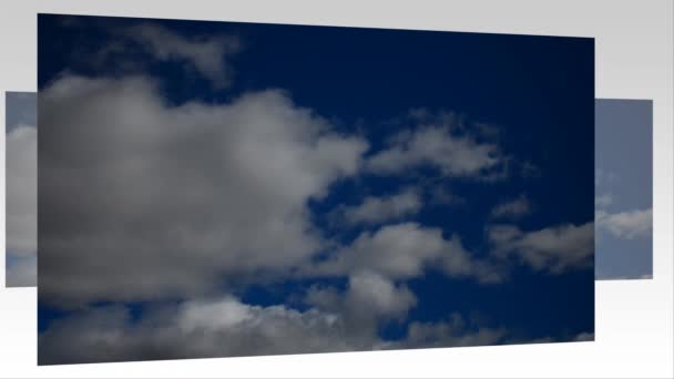 風と青空に積乱雲タイムラプス - 映像、動画