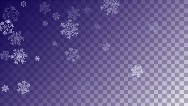 Snowflakes Christmas Background. - Vektor, obrázek