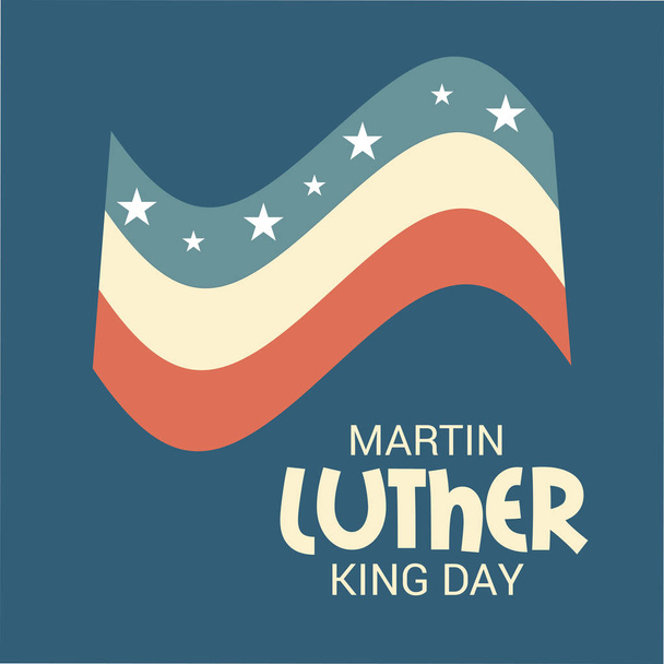illustration of a background for Martin Luther King Day. - Vector, afbeelding