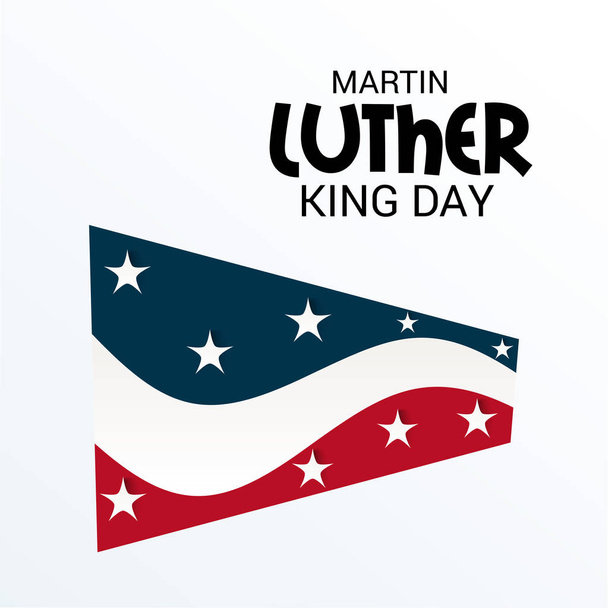 illustration of a background for Martin Luther King Day. - Vector, afbeelding
