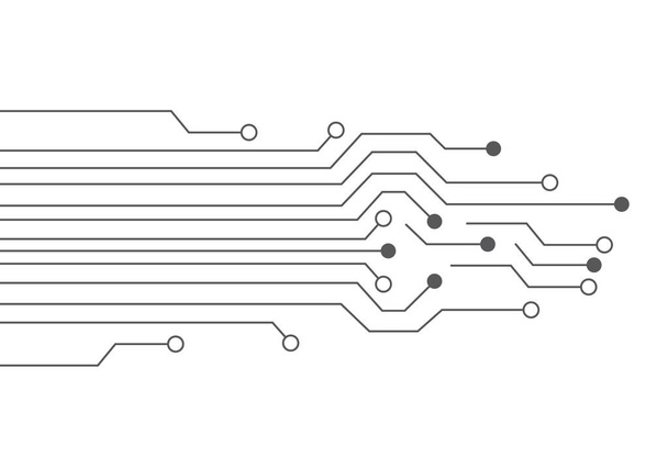 Diseño de ilustración de circuito
 - Vector, imagen