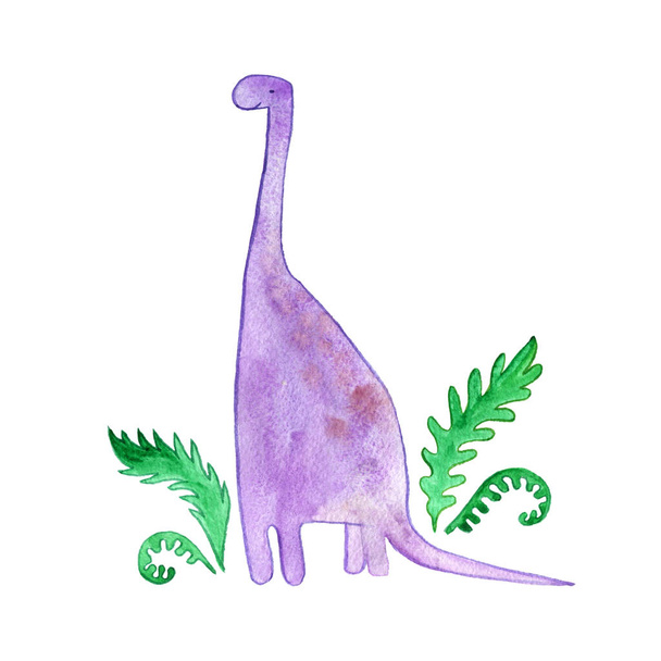 dinosaur and prehistoric plants - Zdjęcie, obraz