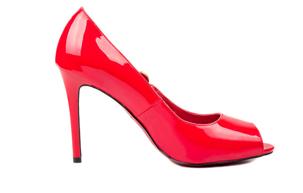 Naisten punaiset kengät
 - Valokuva, kuva