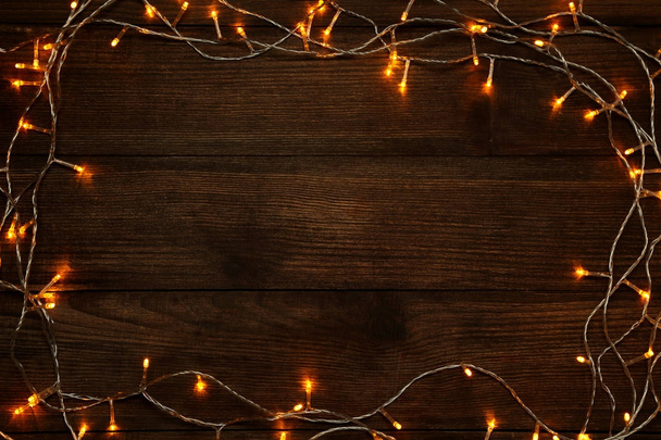 Christmas garland lights  - Fotó, kép