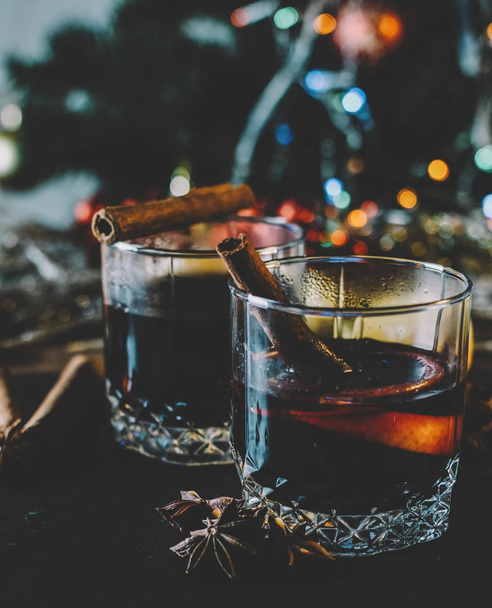 Glasses With Mulled Wine - Foto, Imagen